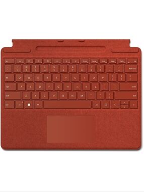 Microsoft Surface Pro Signature Keyboard Poppy Red Alcantara Pro 8 9 X
